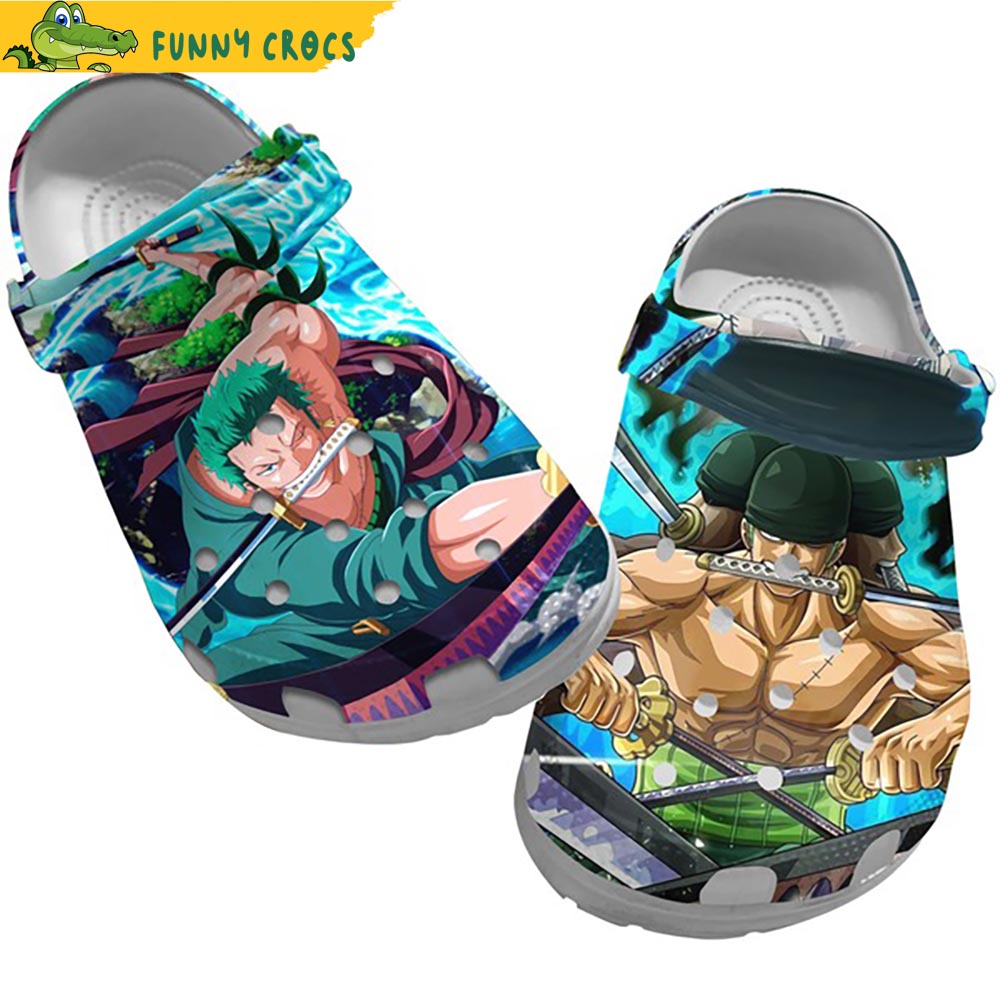 Swordsman Roronoa Zoro Wano One Piece Crocs