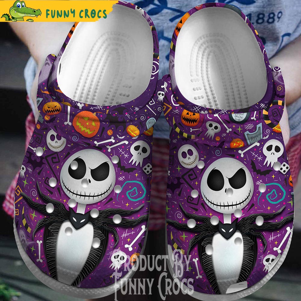 Cute Jack Skellington Crocs, Halloween Gifts