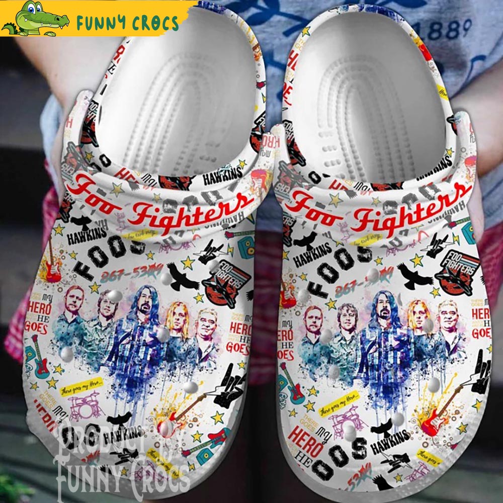 Foo Fighters Band Music Crocs