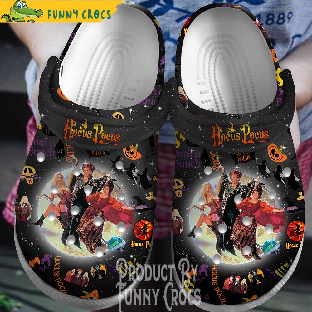 Hocus Pocus Moon Halloween Crocs Shoes