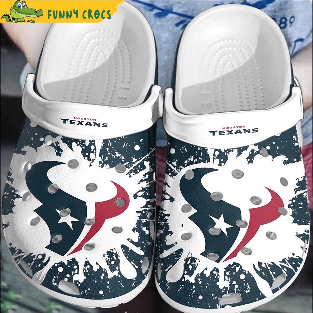 Houston Texans Crocs Clog Shoes