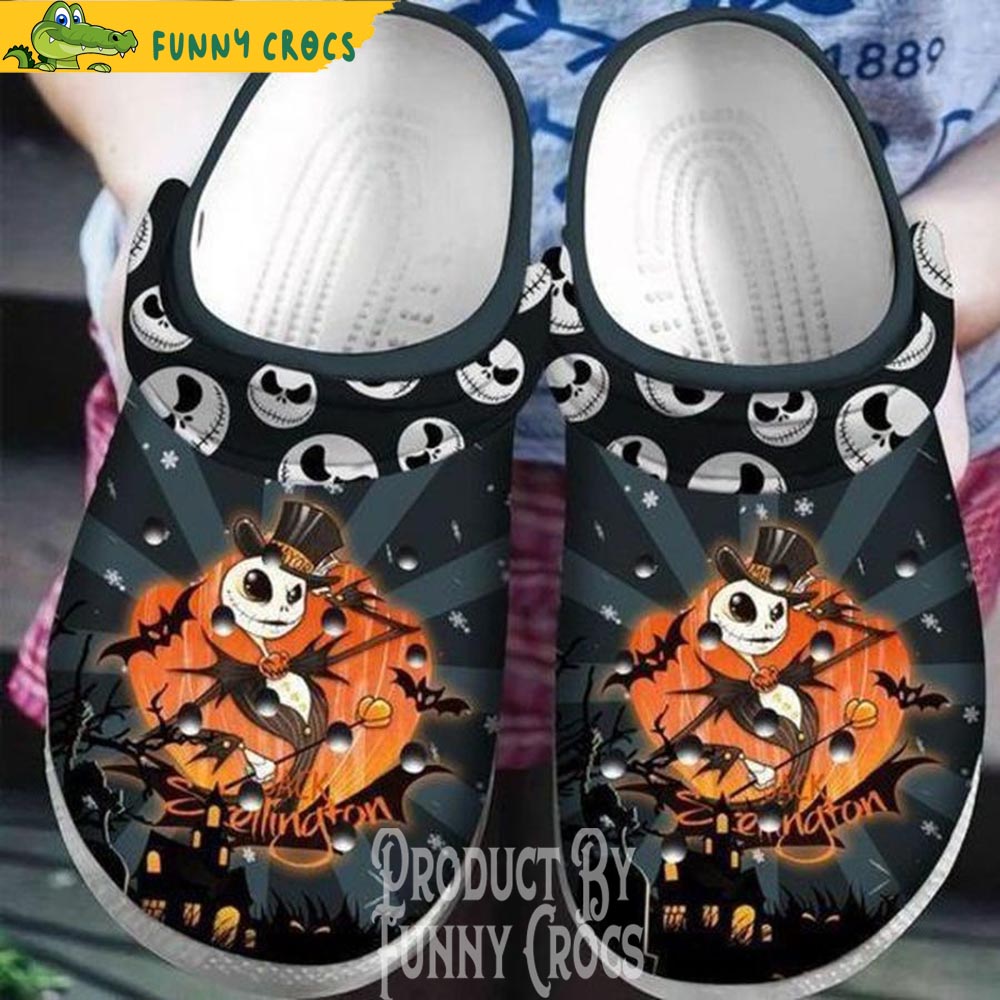 Jack Skellington Halloween Crocs Slippers