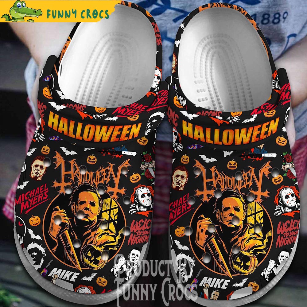 Michael Myers Knife Halloween Crocs