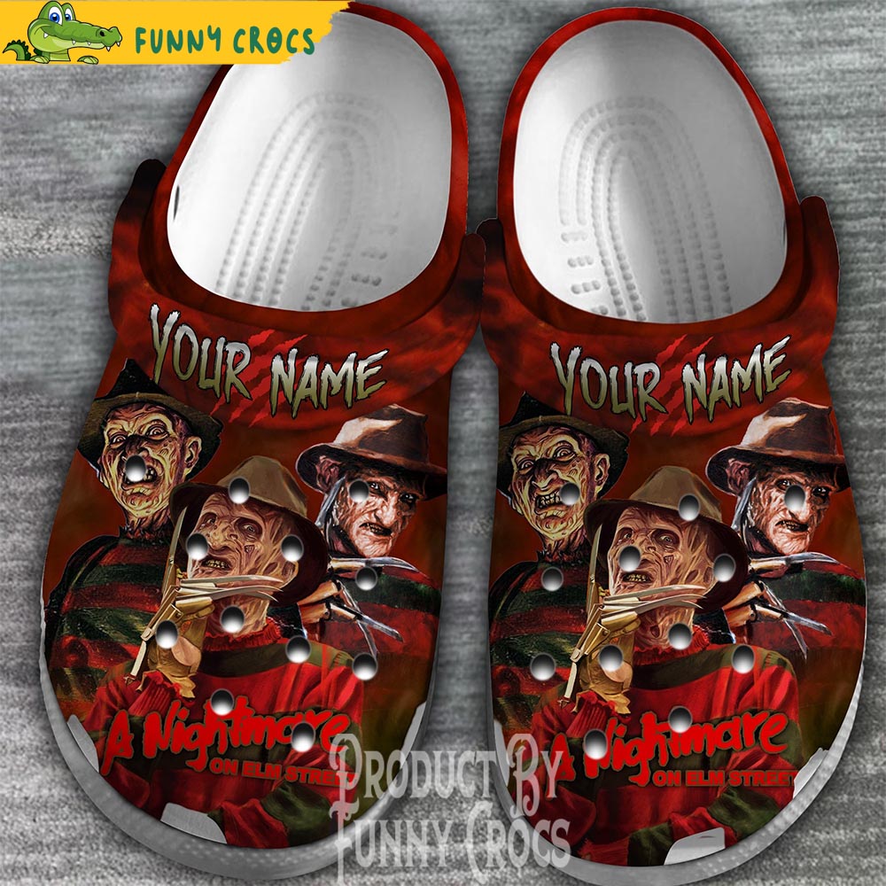 Personalized A Night Elm Street Halloween Crocs