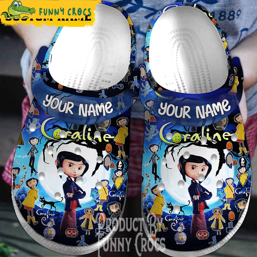 Personalized Coraline Halloween Crocs