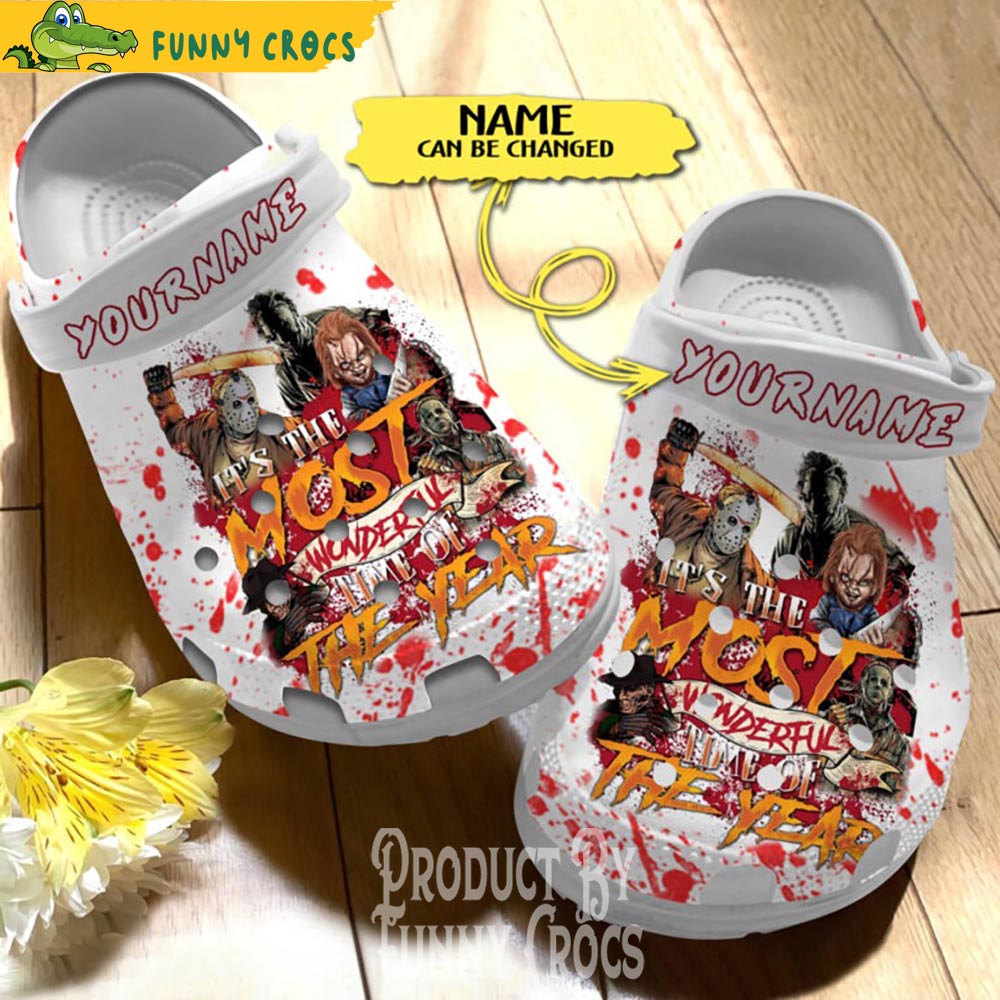 Personalized Freddy Krueger Michael Myers Chucky Jason Voorhees Crocs