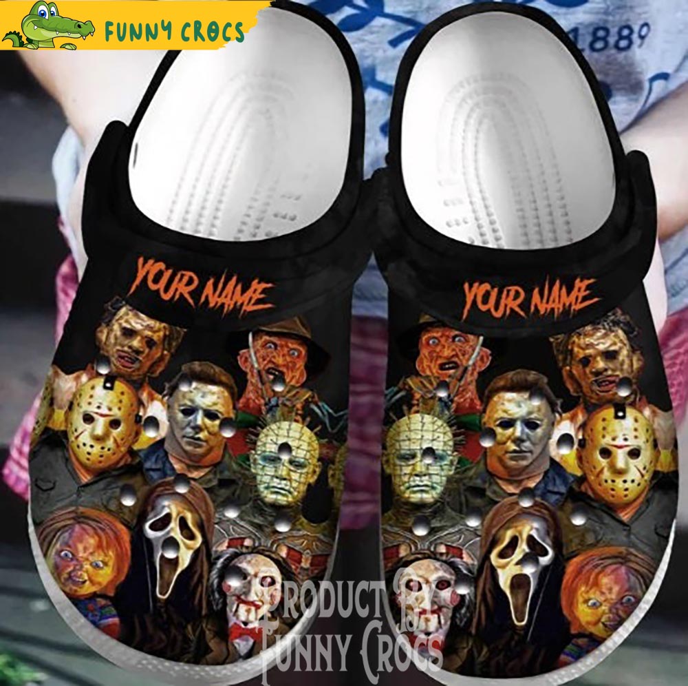 Personalized Jason Horror Movie Crocs