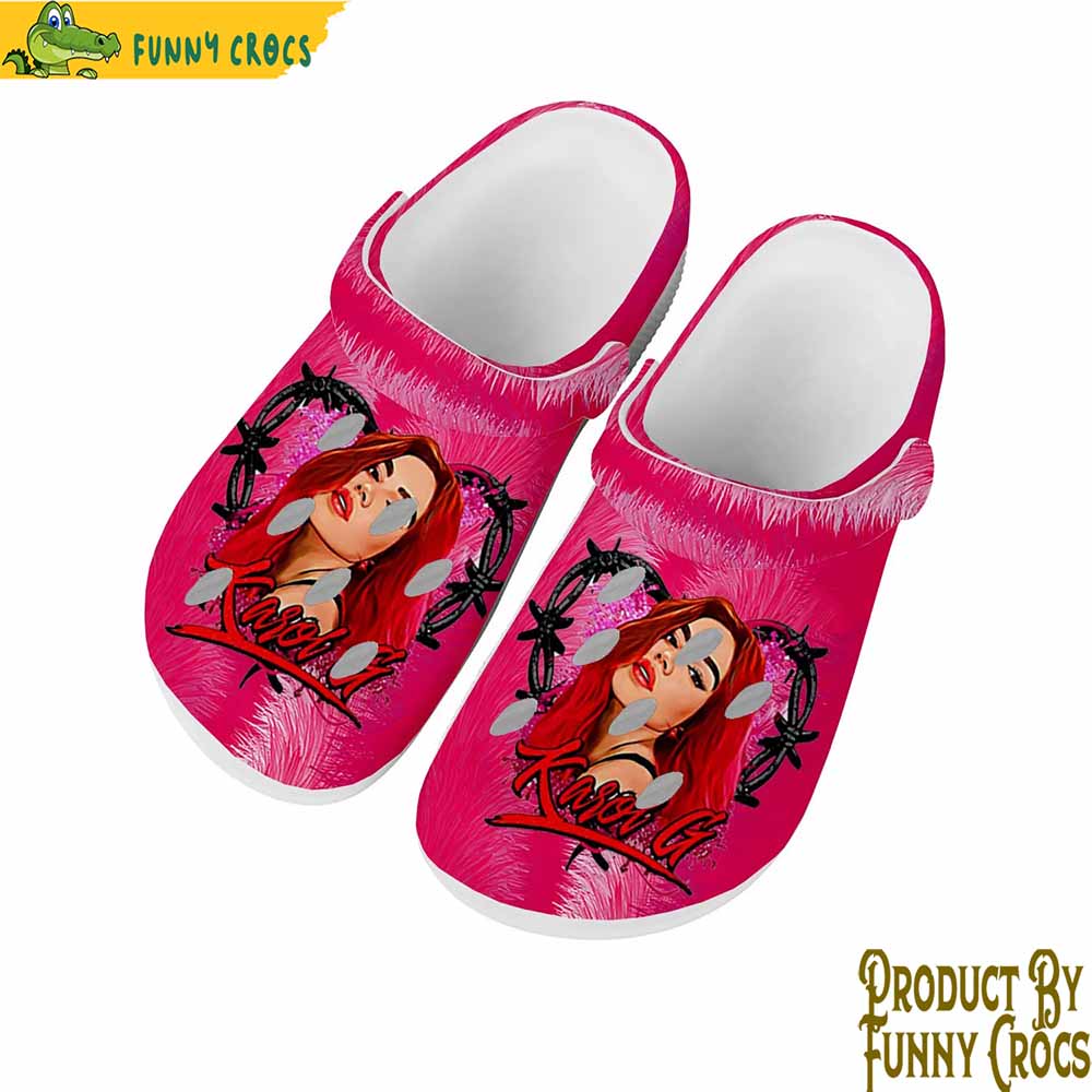 Karol G Red Hair Crocs