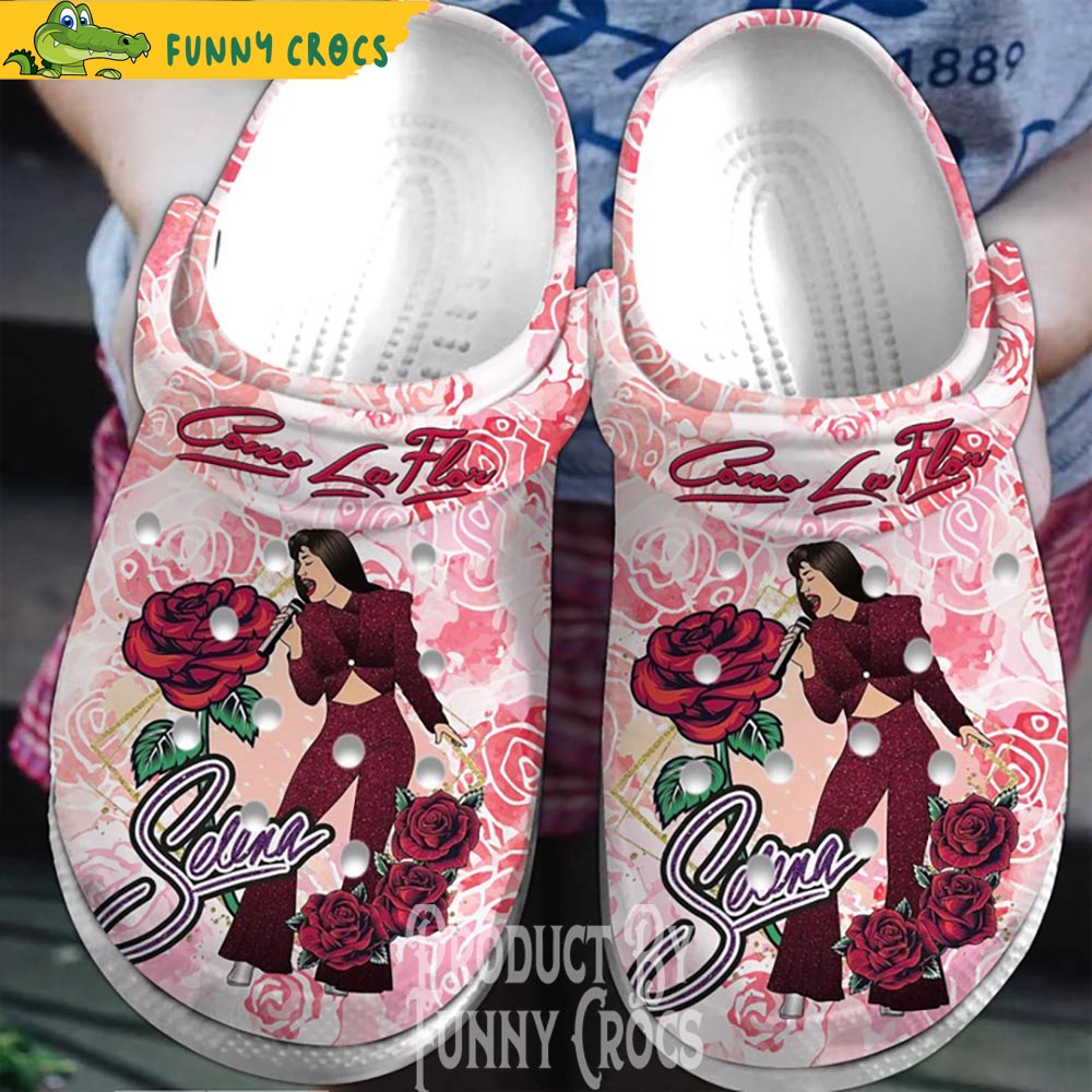 Selena Costume Pink Crocs