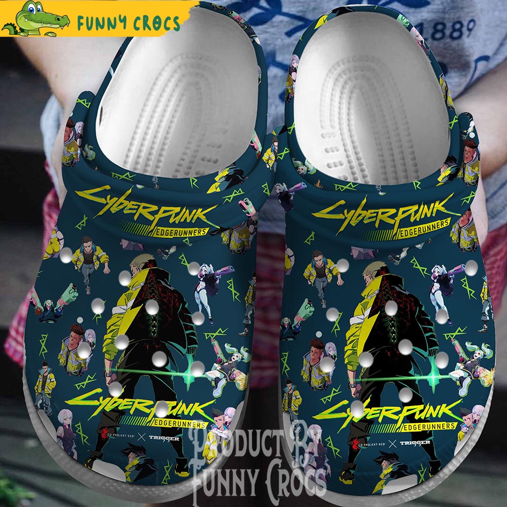 Anime Cyberpunk Edgerunners Crocs Shoes