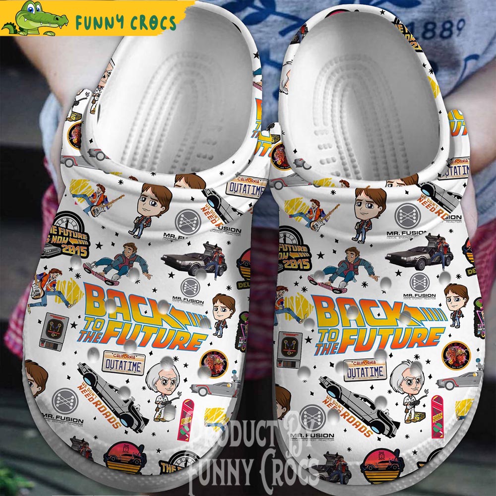 Back To The Future Crocs Shoes