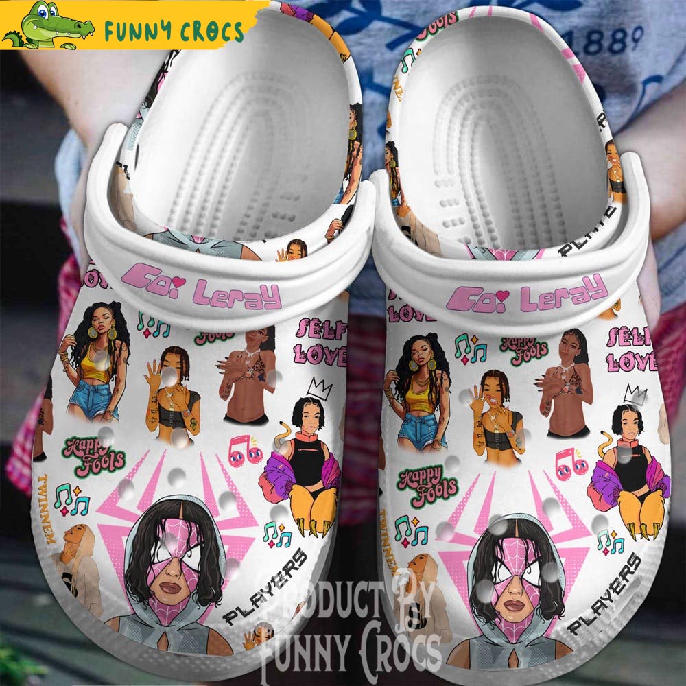 Coi Leray Singer Music Crocs Shoes