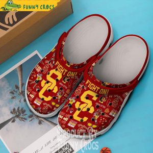 Fight On Usc Trojans Crocs Slippers