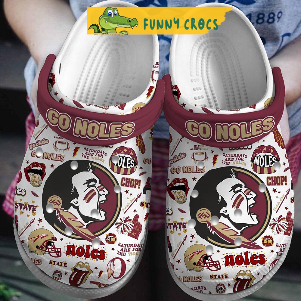 Florida State Seminoles Football Players Crocs Shoes