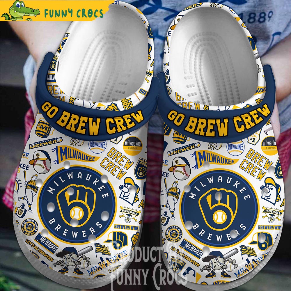 Go Brew Crew Milwaukee Brewers Crocs