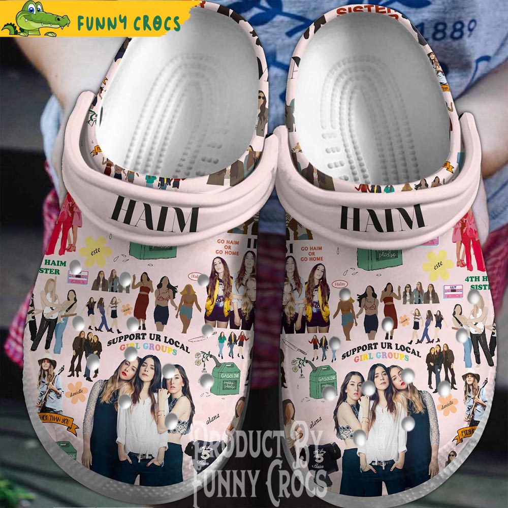 Haim Band Members Music Crocs Shoes