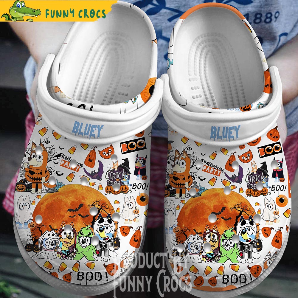 Halloween Bluey Crocs Clogs