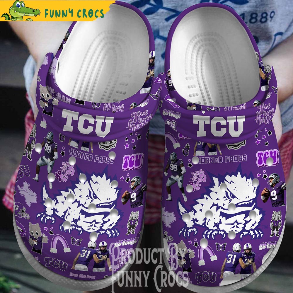 Horned Frogs Tcu Magazine Crocs Shoes