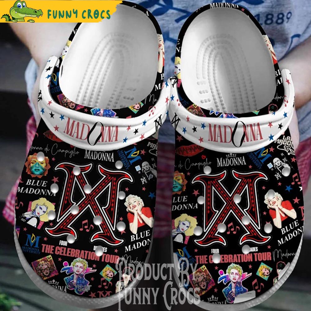 Madonna The Celebration Tour Crocs Clogs