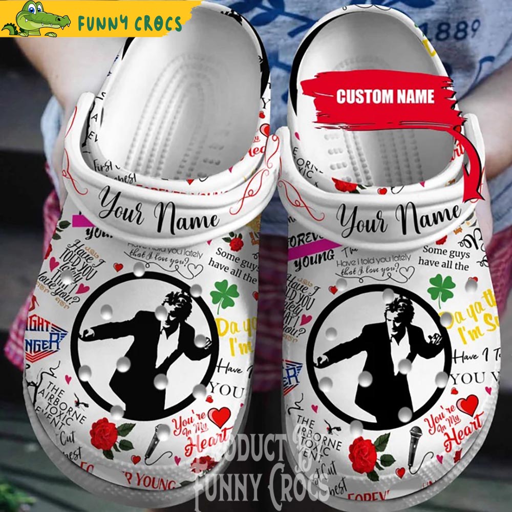 Personalized Rod Stewart Tour 2023 Crocs Clogs