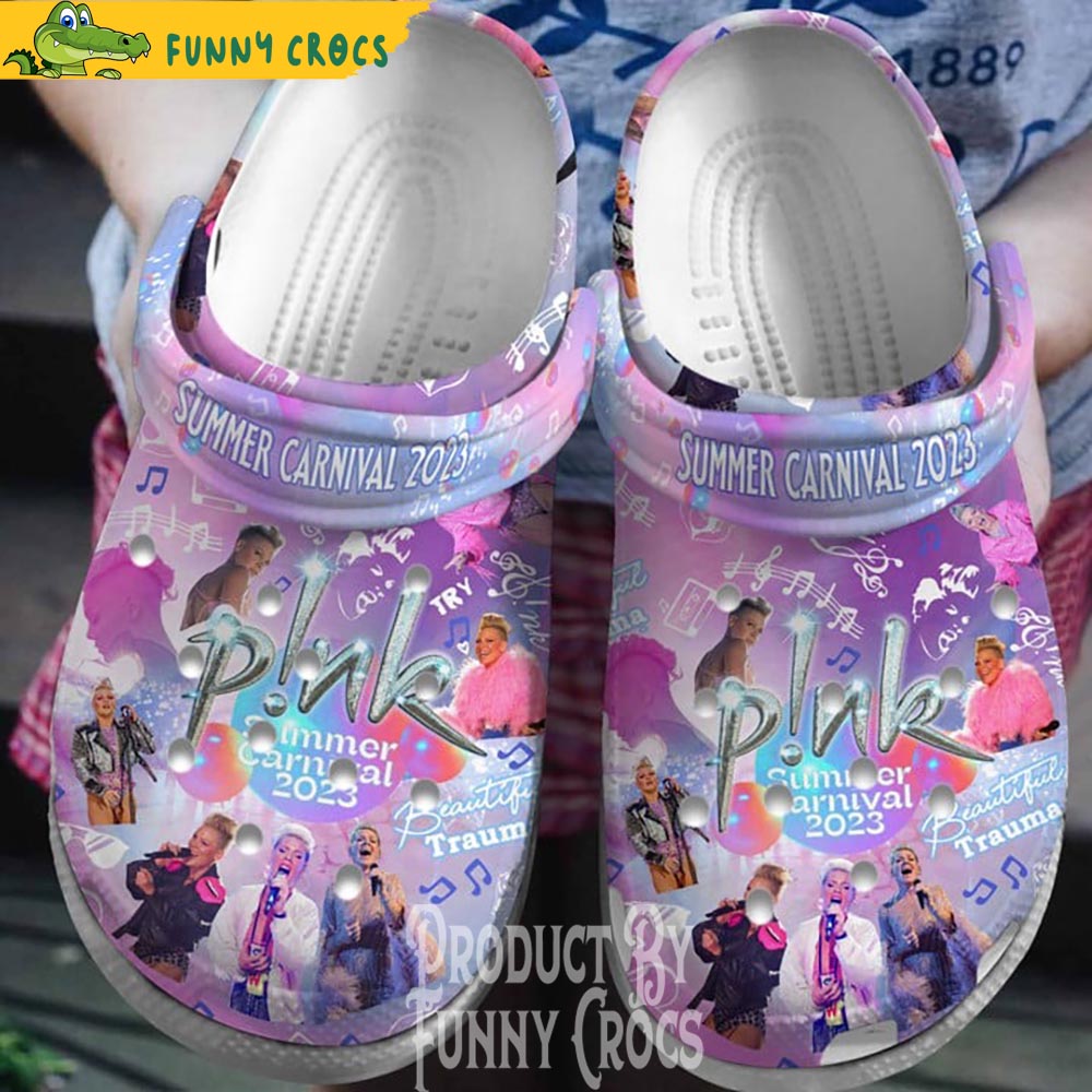 Pink Summer Carnival 2023 Crocs Shoes