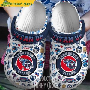 Titan Up Tennessee Titans Crocs Shoes 2