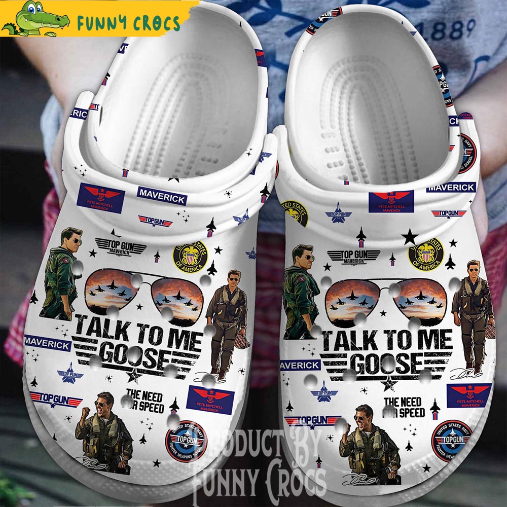 Top Gun Maverick Blu Ray Movie Crocs Shoes