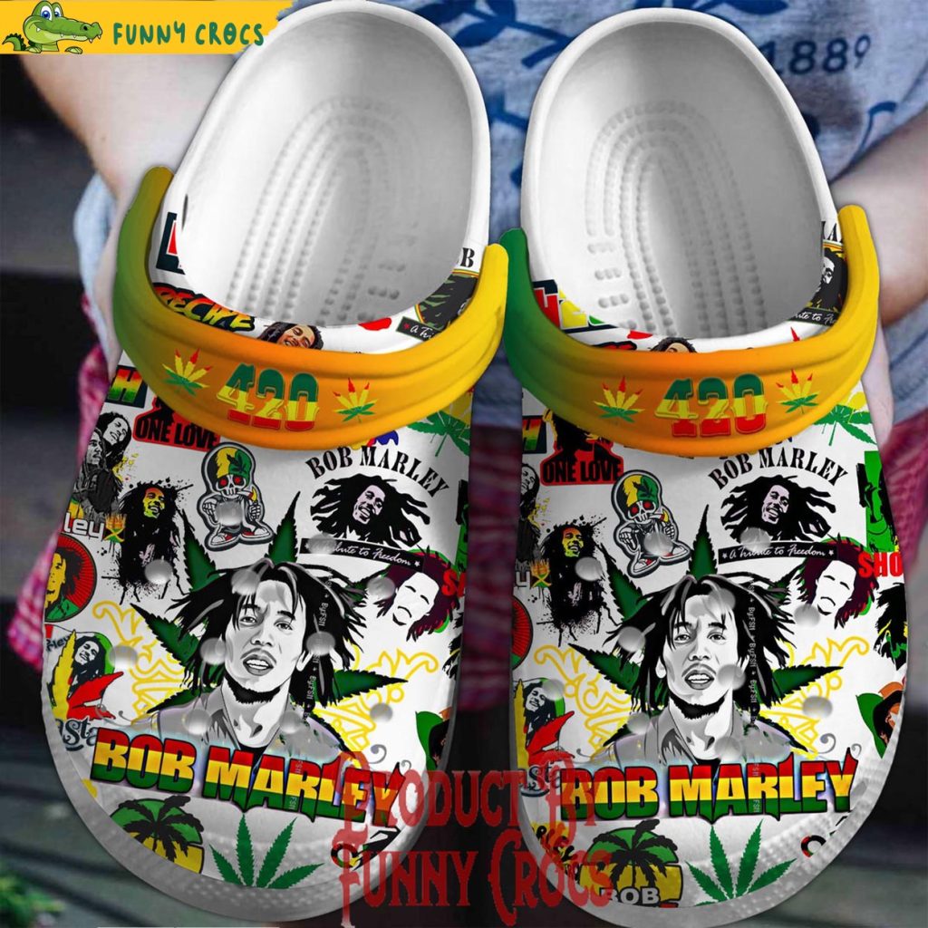 420 Bob Marley Crocs