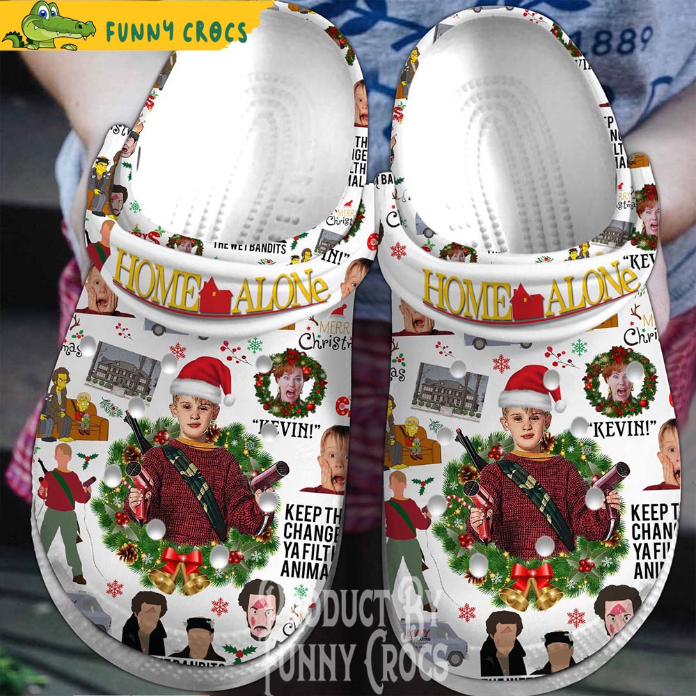 Christmas Home Alone Crocs Shoes