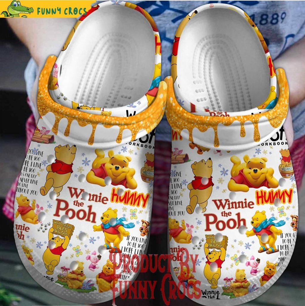 Winnie The Pooh Hunny Crocs Clog Shoes