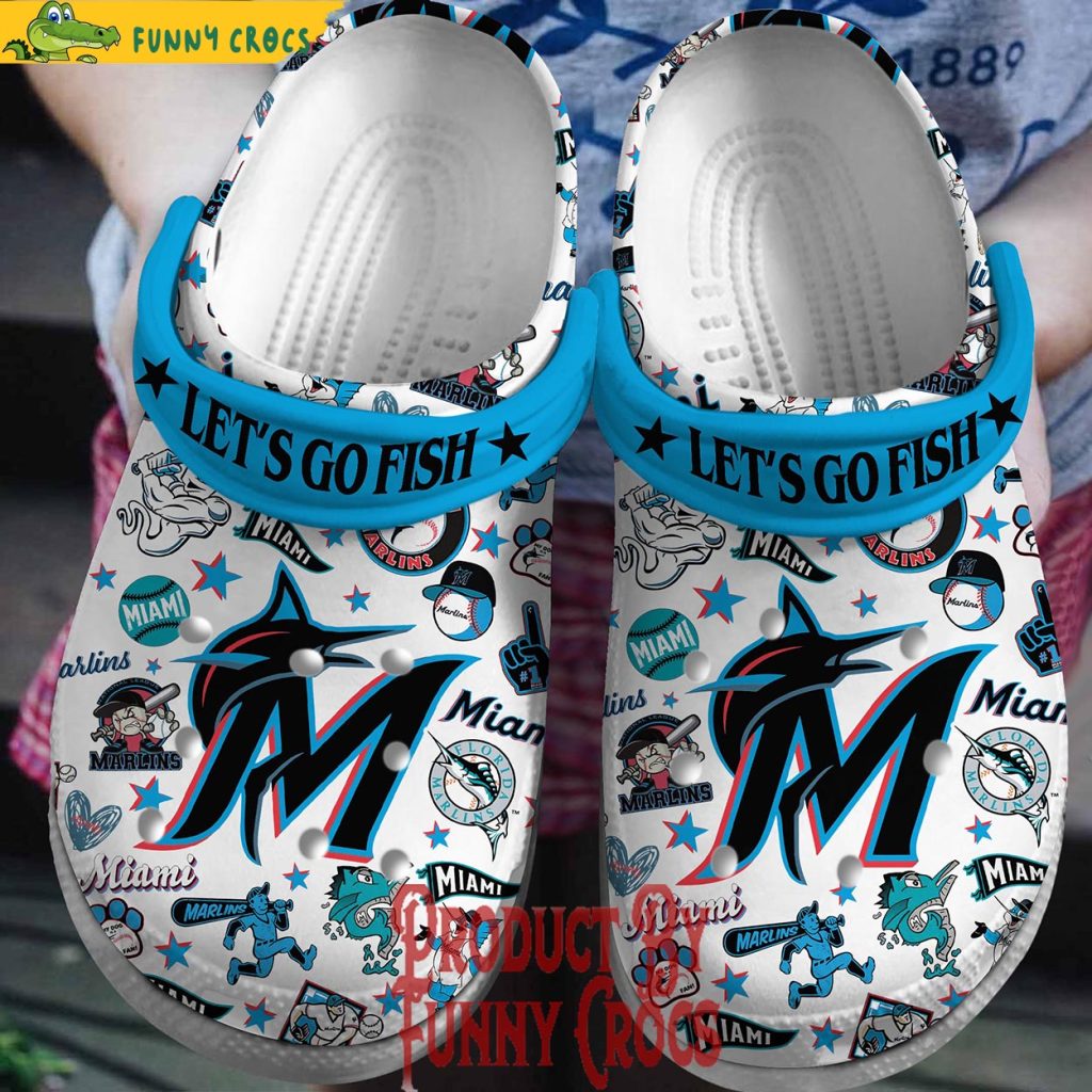 Let Go Fish Miami Marlins Crocs