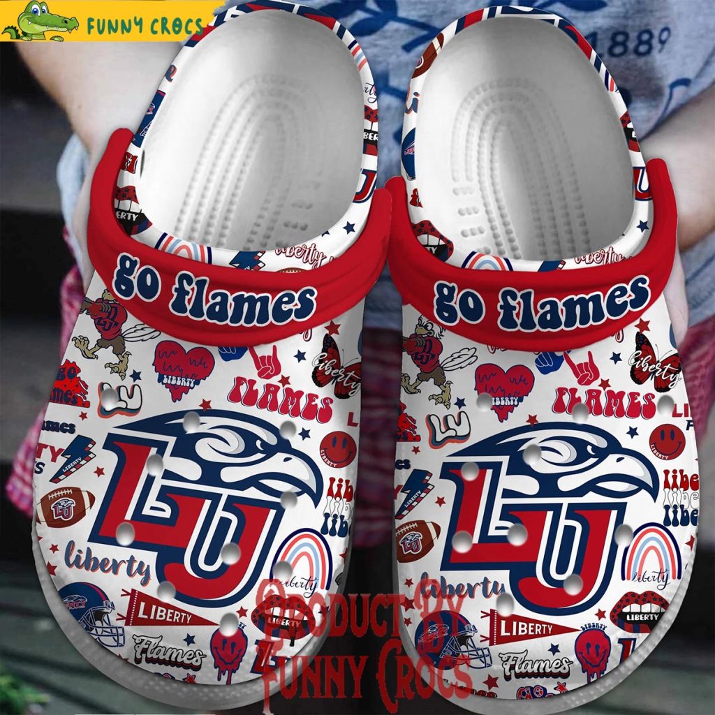 Liberty Flames Crocs Shoes