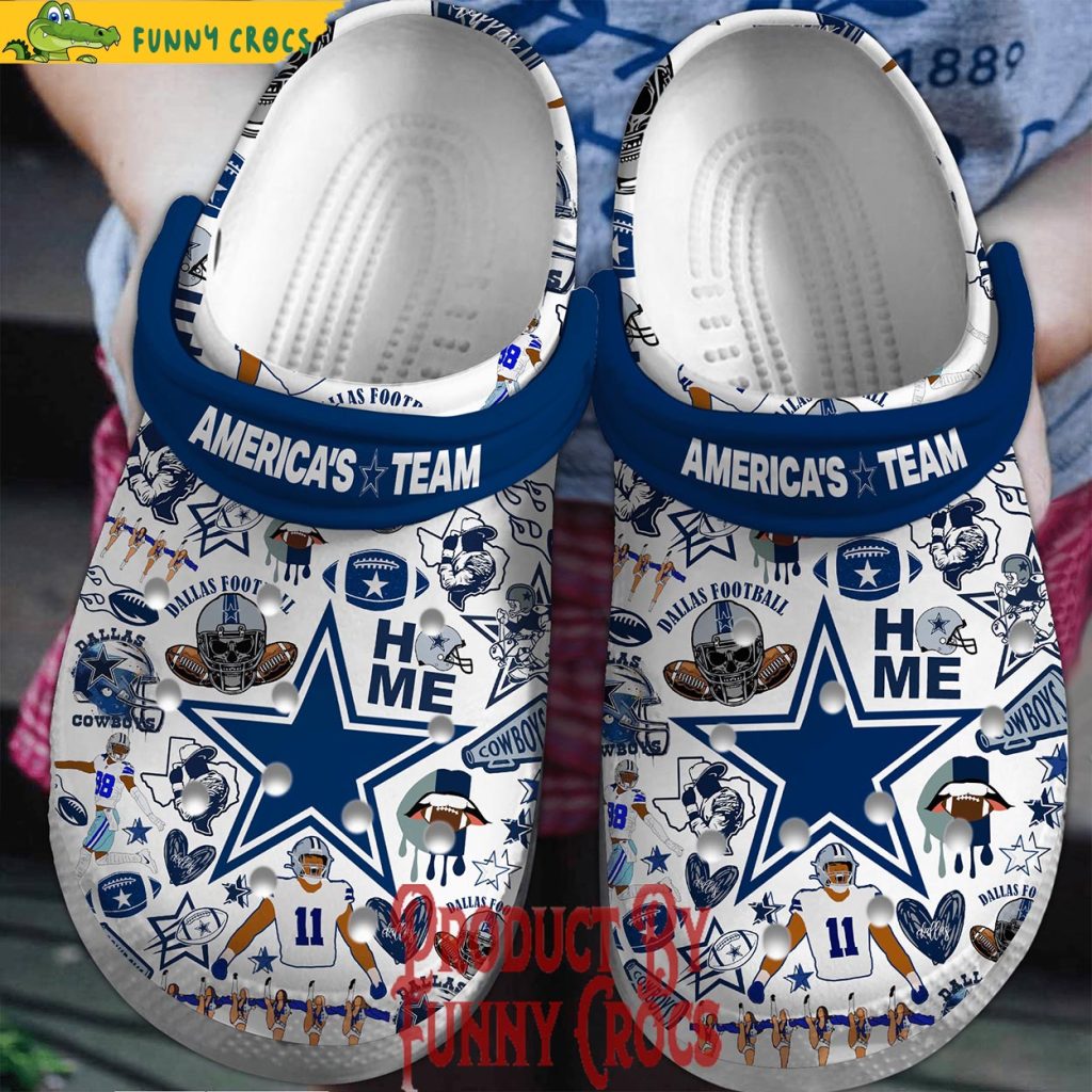 America Team Dallas Cowboys Crocs Shoes