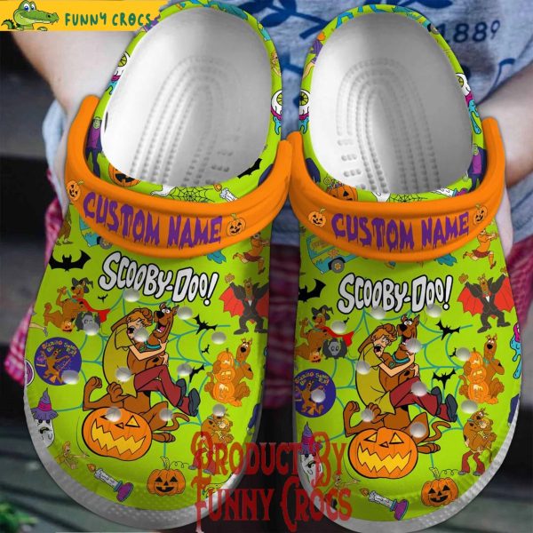 Custom Name Scooby Doo Halloween Crocs