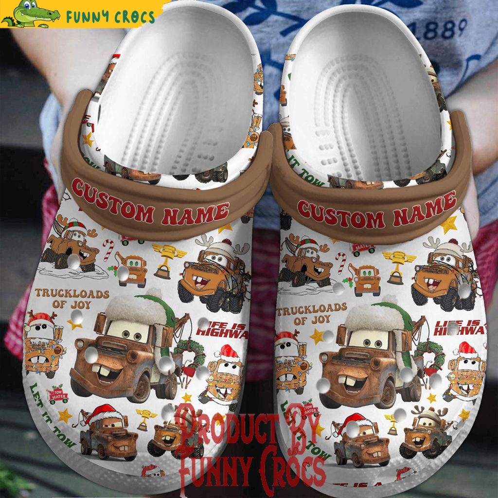 Custom Truckloads Of Joys Lightning McQueen Crocs