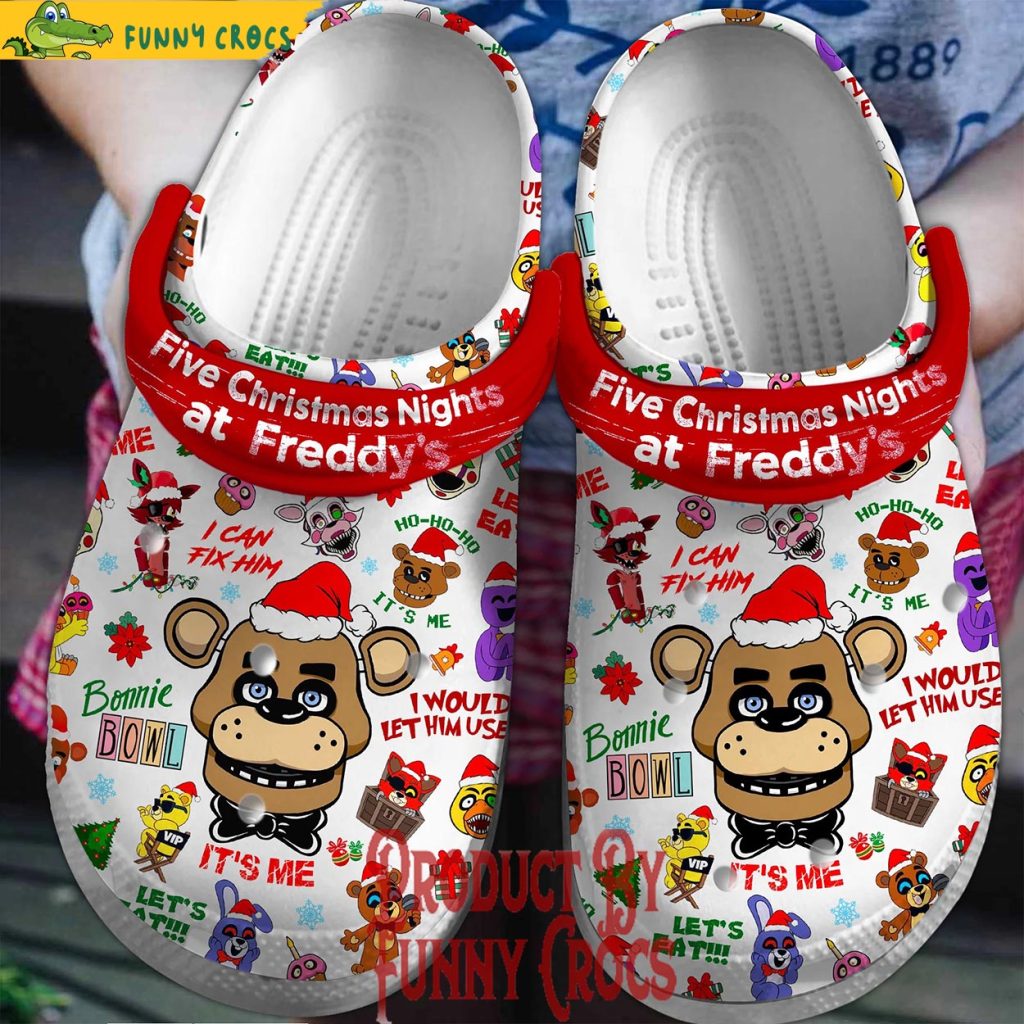 Five Christmas Nights At Freddy's Crocs