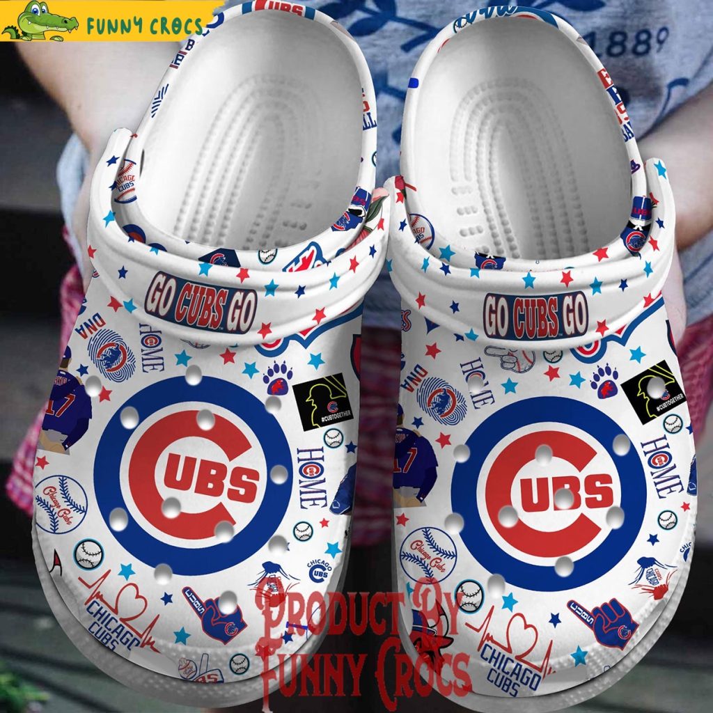 Go Cubs Go Chicago Cubs Crocs Shoes