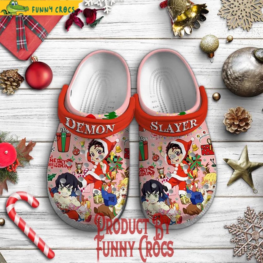 Kamado Tanjiro Santa Claus Christmas Crocs