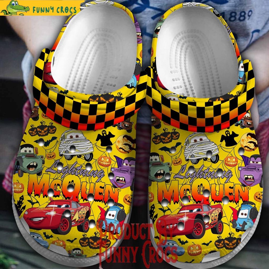 Lightning McQueen Halloween Yellow Crocs