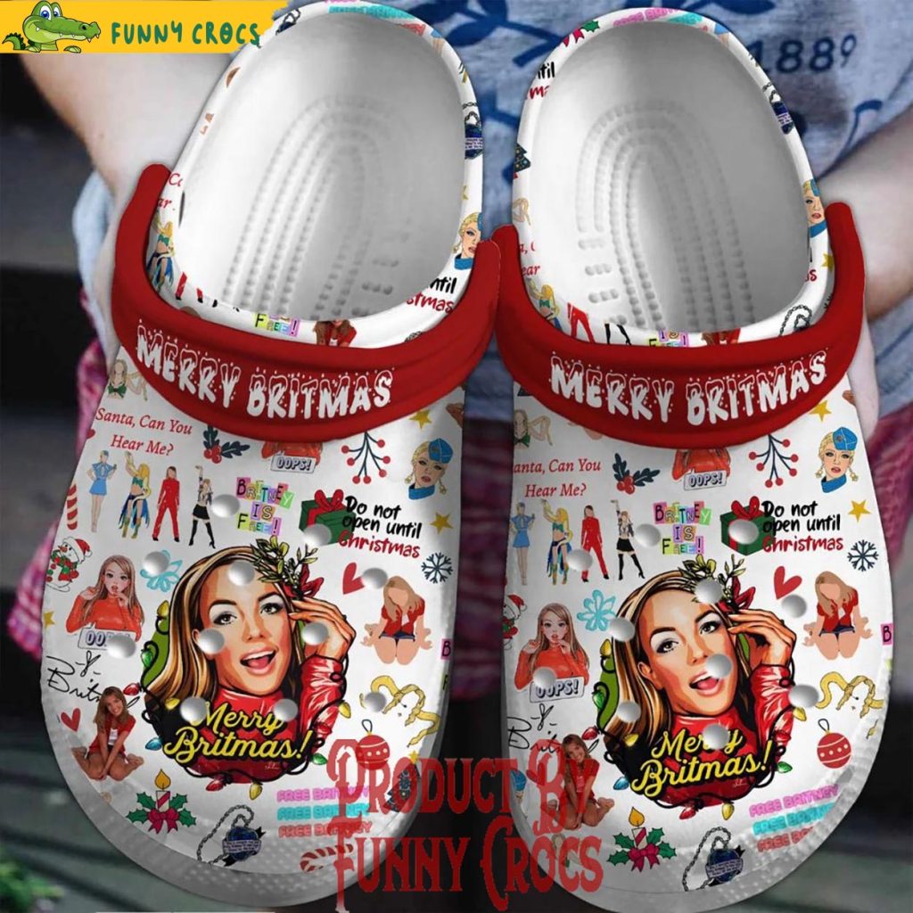 Merry Britmas Britney Spears Christmas Crocs