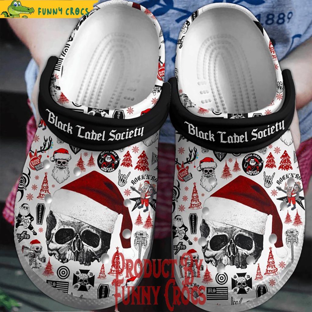 Merry Christmas Black Label Society Crocs