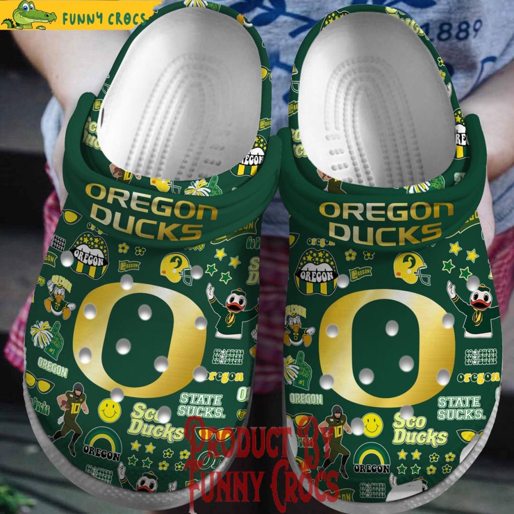 Oregon Ducks Green Crocs