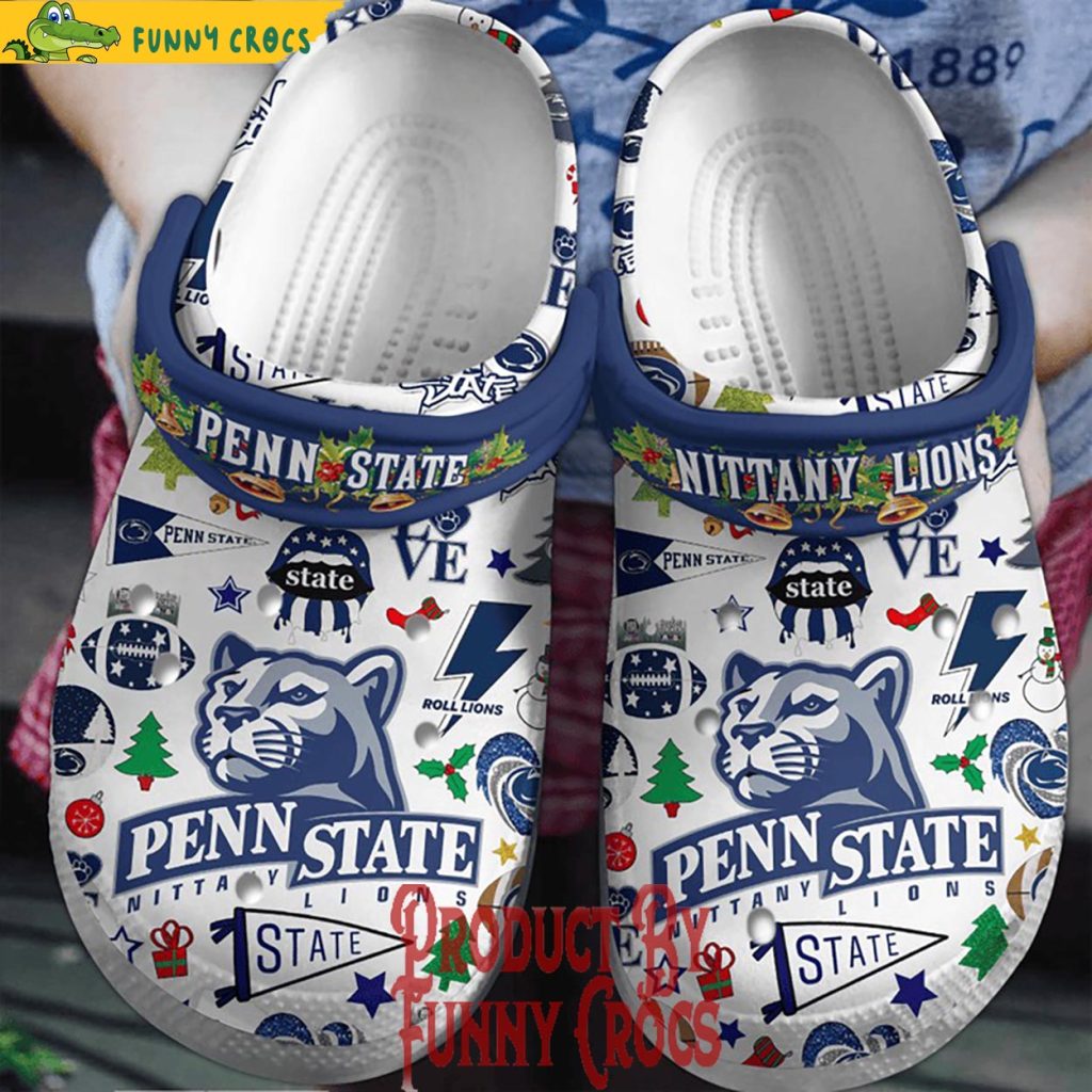 Penn State Nittany Lions Merry Christmas Crocs