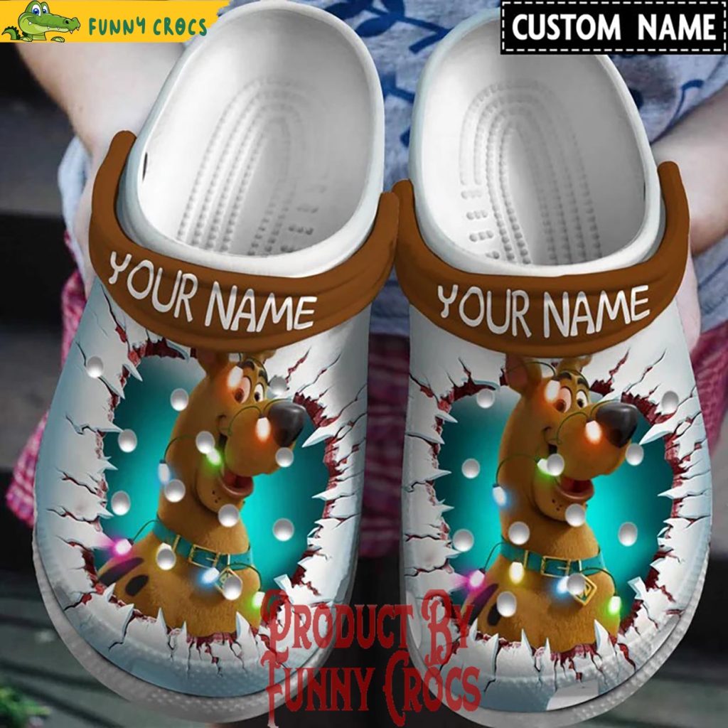 Personalized Scooby Doo Neon Crocs Shoes