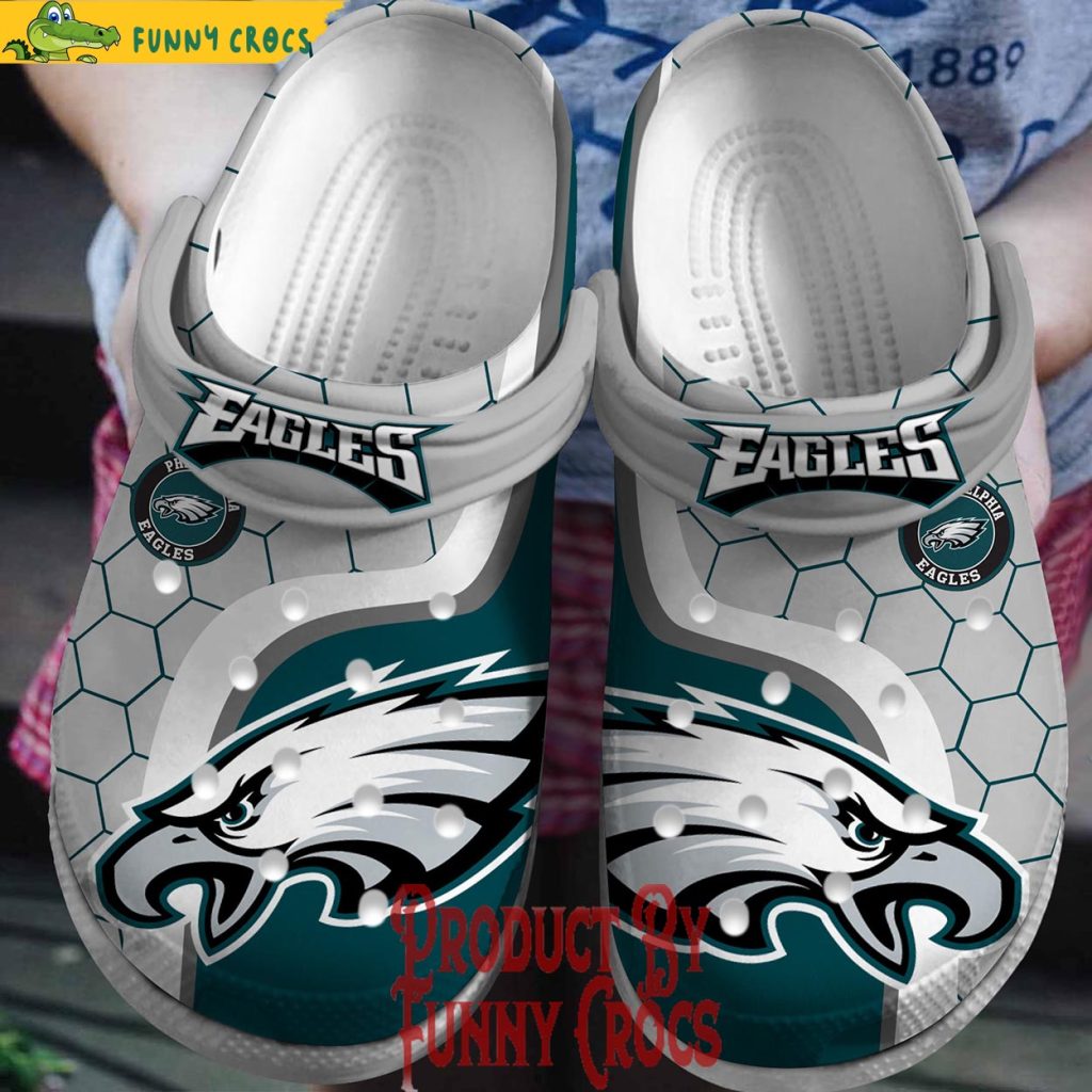 Philadelphia Eagles Grey Crocs