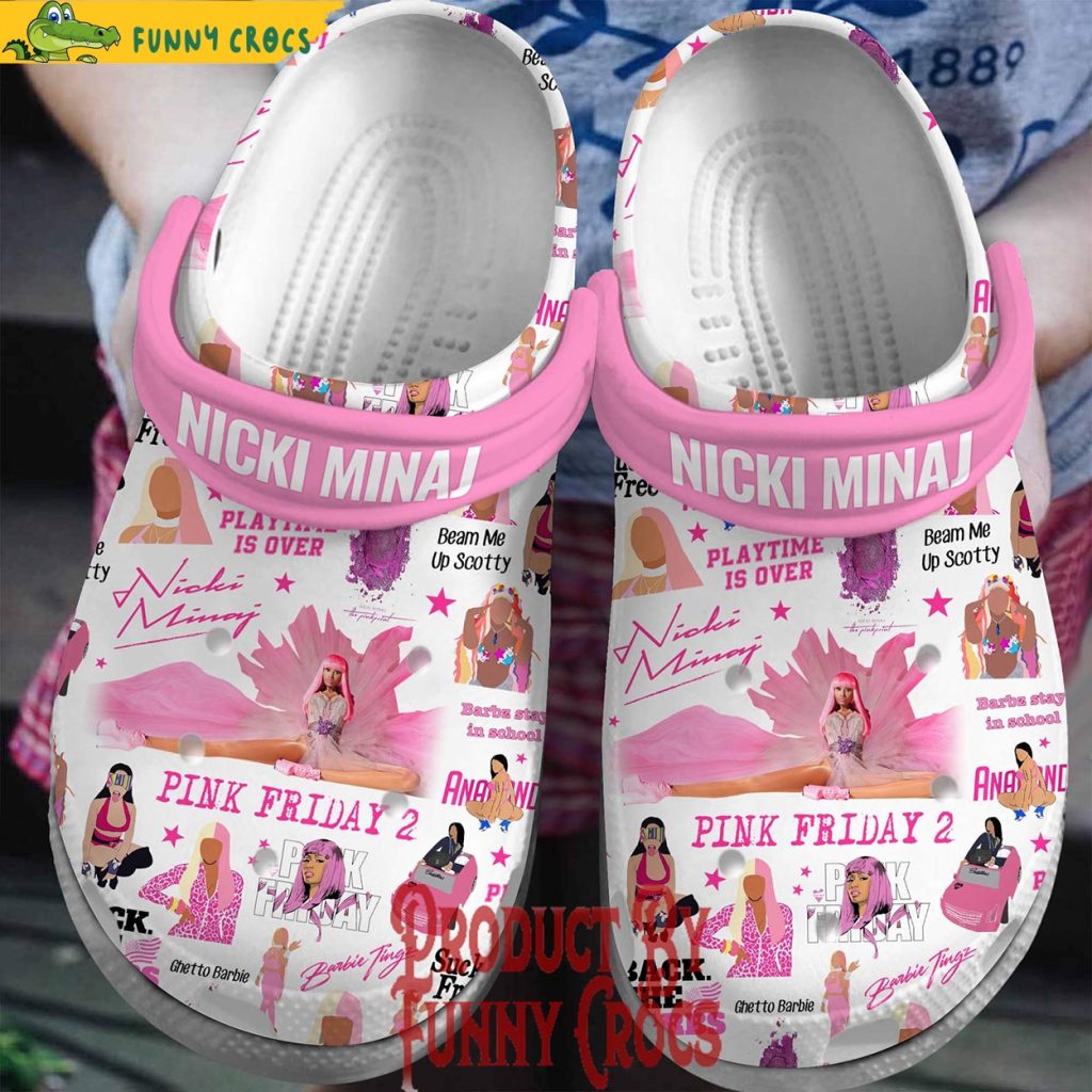 Pink Friday 2 Nicki Minaj White Crocs