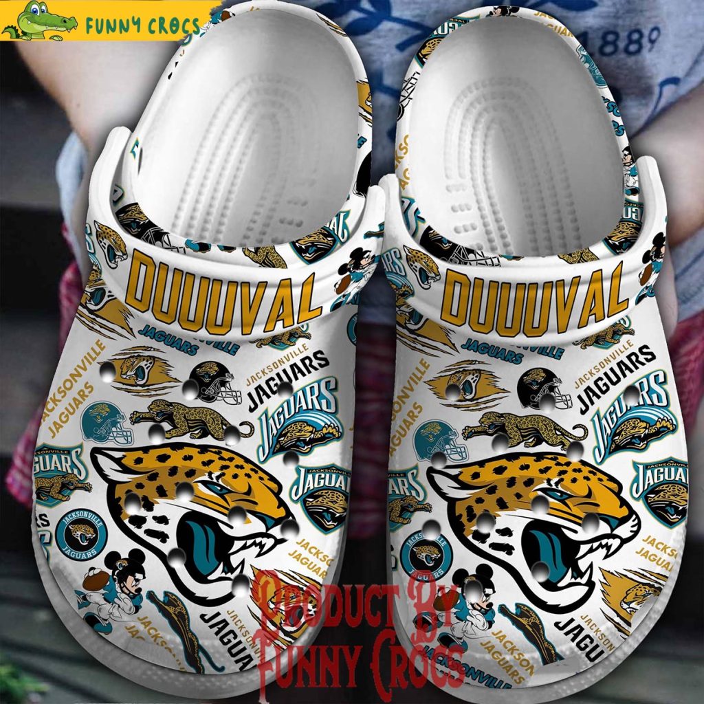 Jacksonville Jaguars Duuuval NFL Crocs