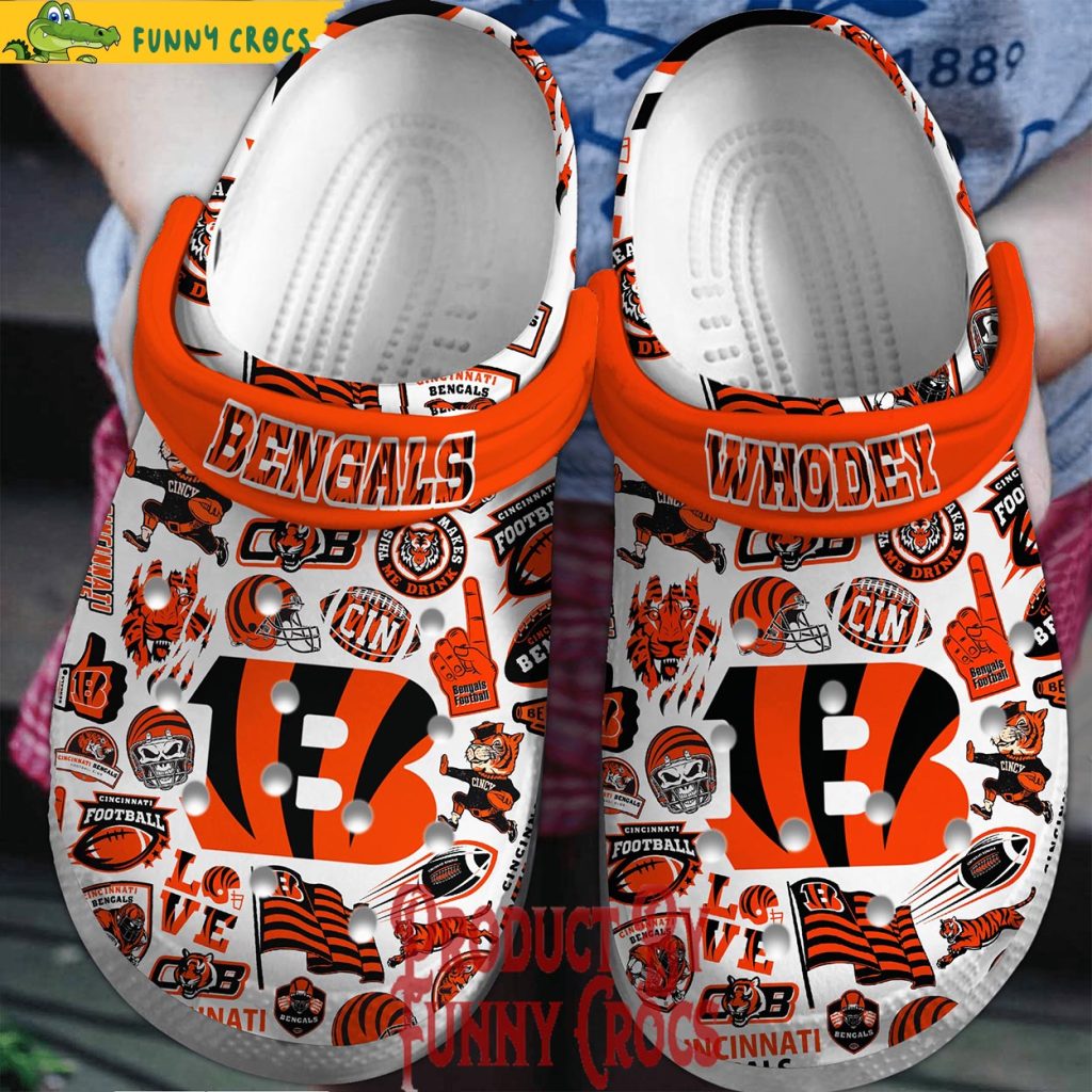 Cincinnati Bengals Who Dey NFL Crocs