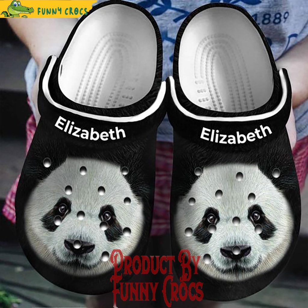 Custom Panda Crocs Shoes