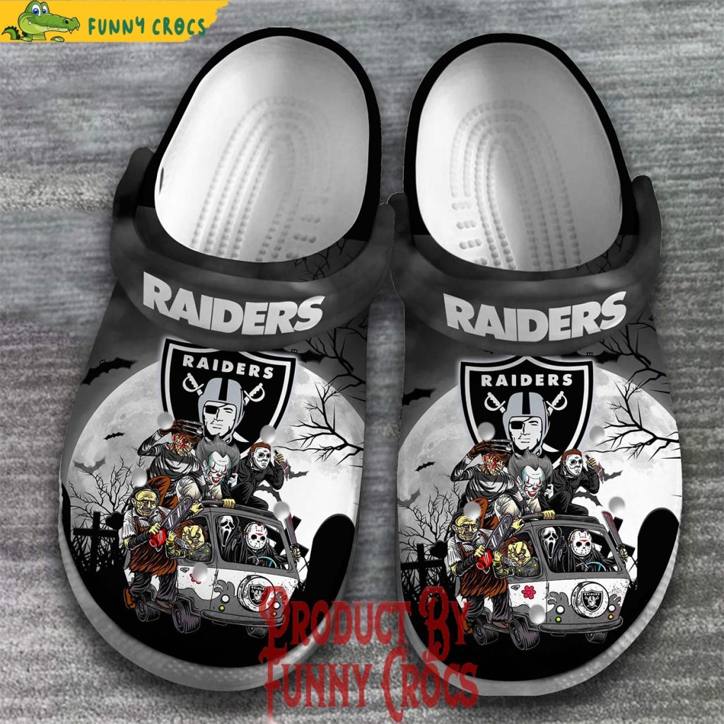 Las Vegas Raiders Halloween Crocs